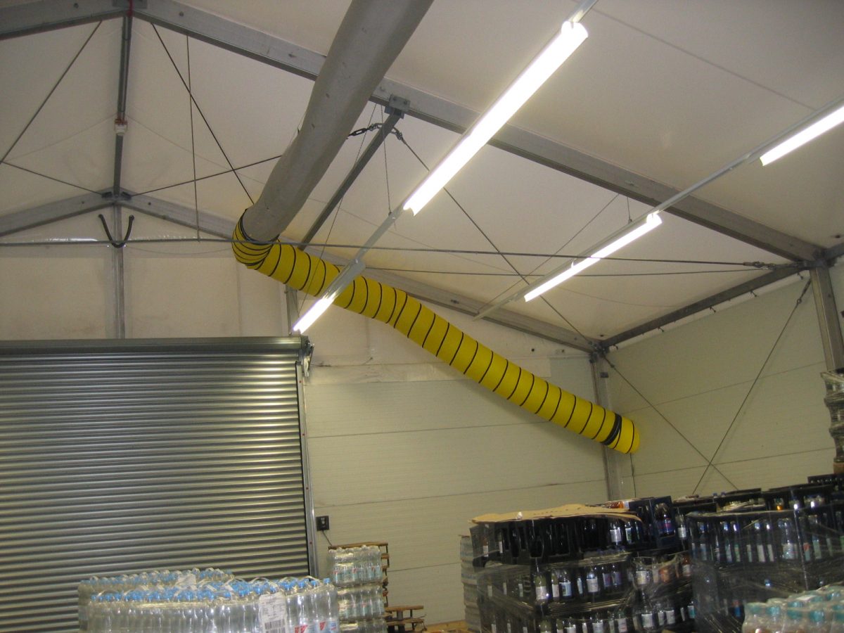 Warehouse HVAC Systems Temporary Warehouse Structures