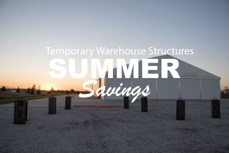 Summer Promo 2021 Temporary Warehouse Structures